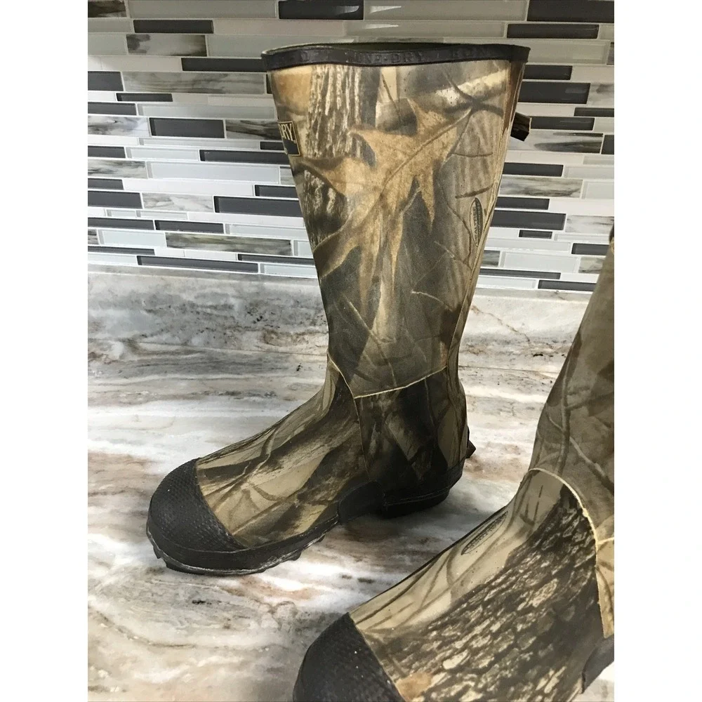Bone Dry Waterproof Rubber 1000 grams Thinsulate Boots Steel Shank Men's Sz 8